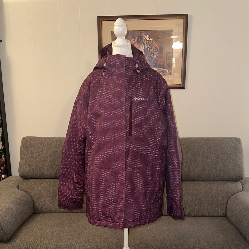 Columbia Nordic Point interchange 3 in 1 purple Jacket